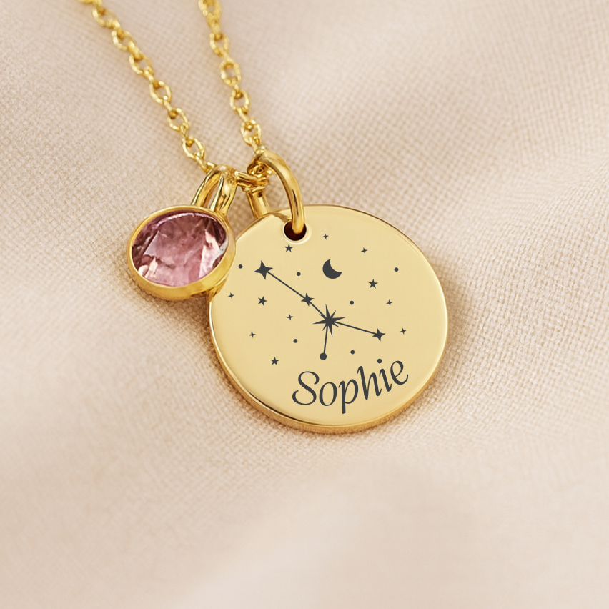 Personalised Cosmos, Constellation Necklace