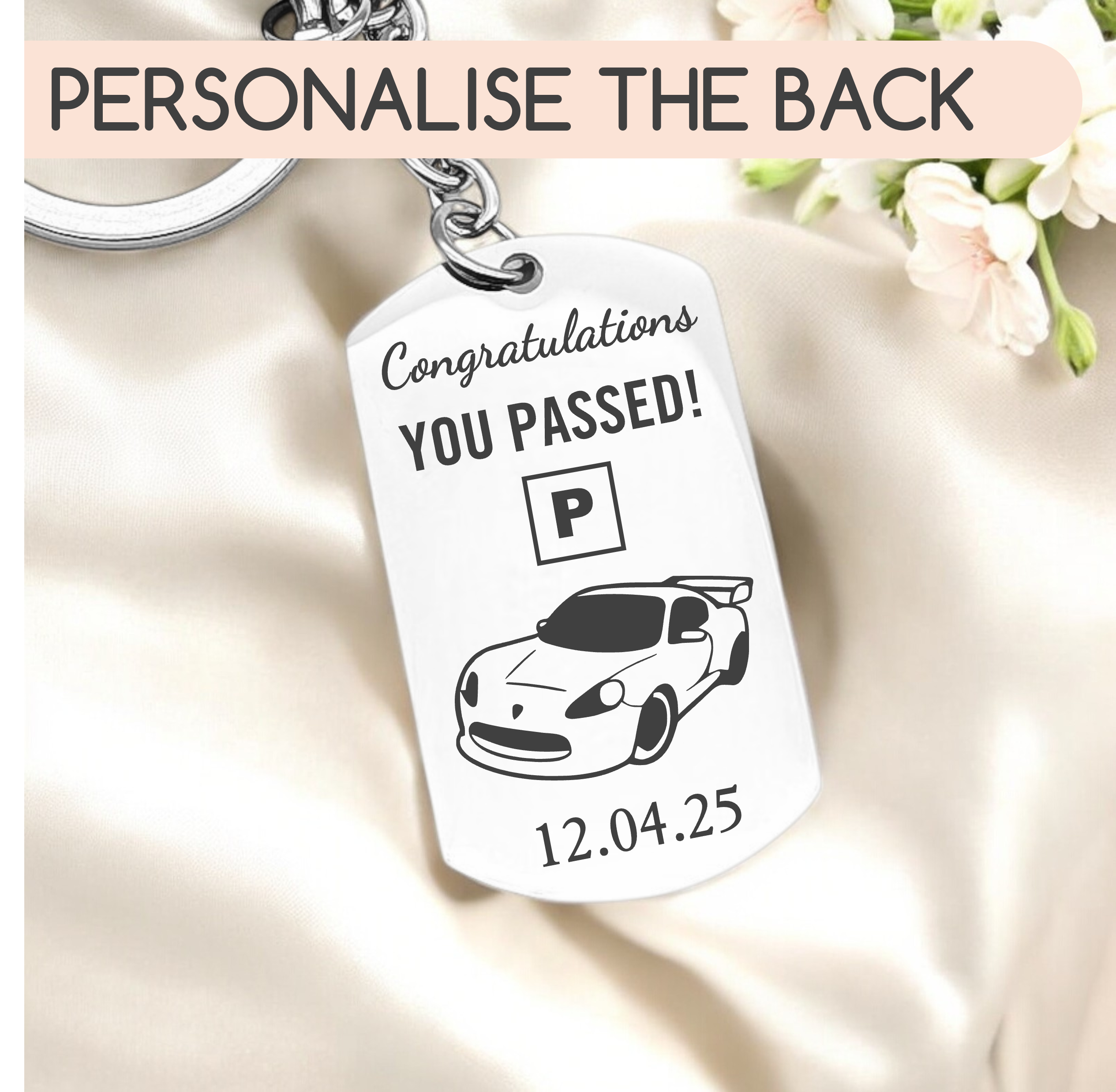 You Passed, Driving Test Key Ring