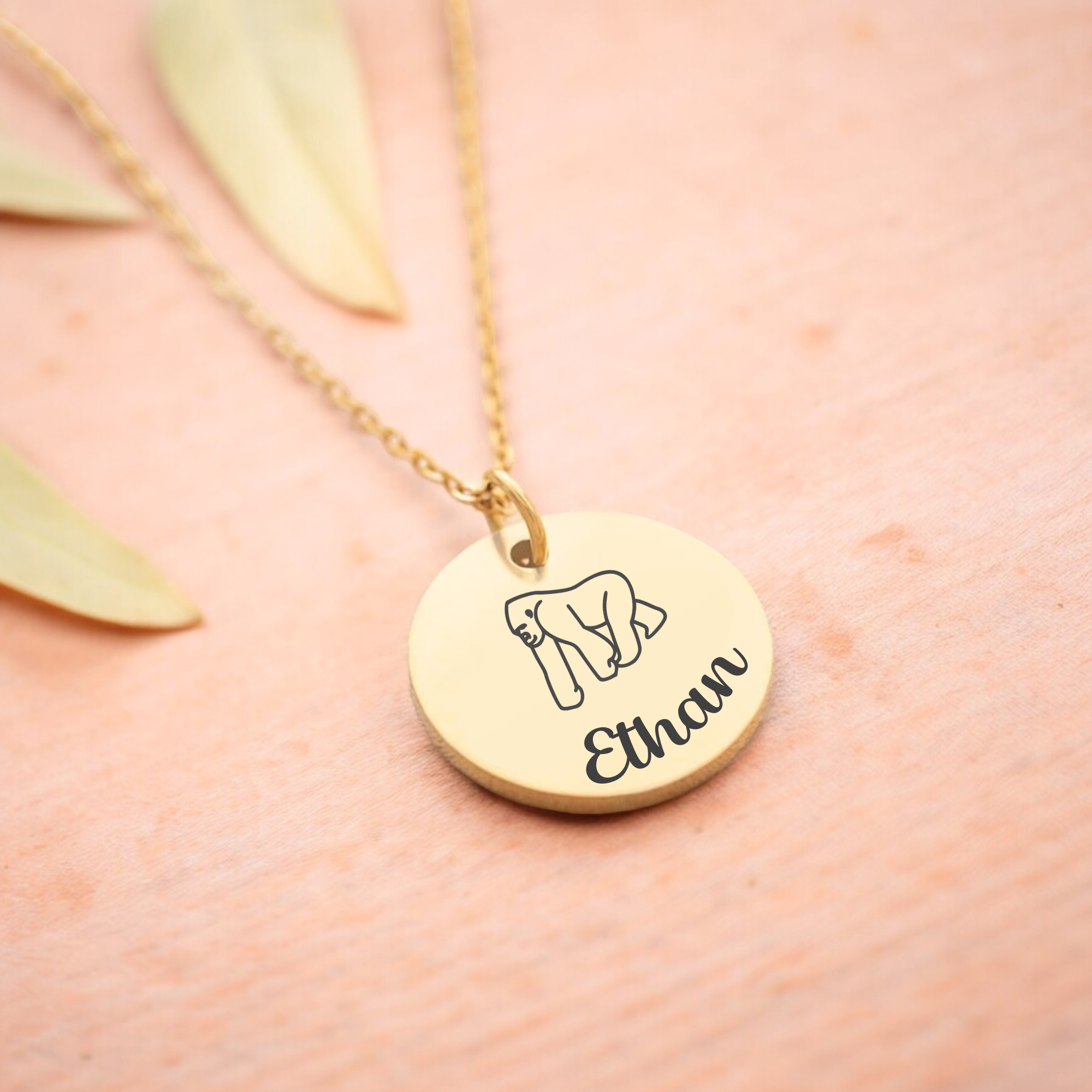 Gorilla Inspired Necklace