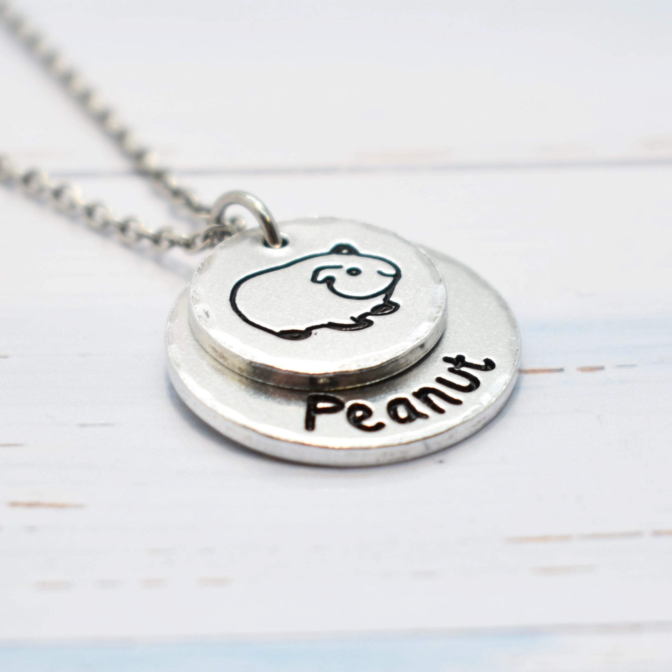 Artisan, Personalised Guinea Pig Necklace