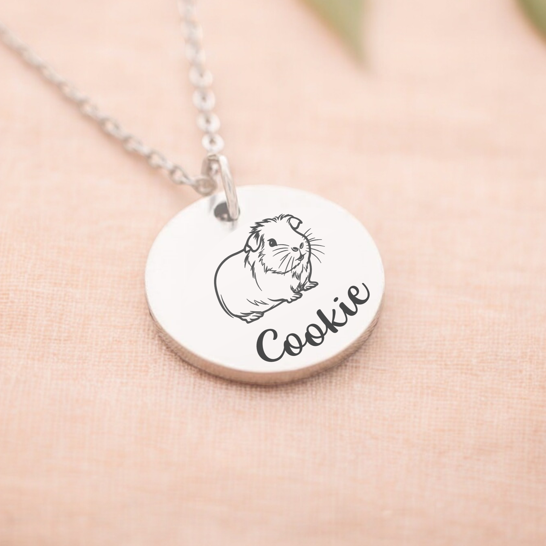 Personalised Guinea Pig Necklace