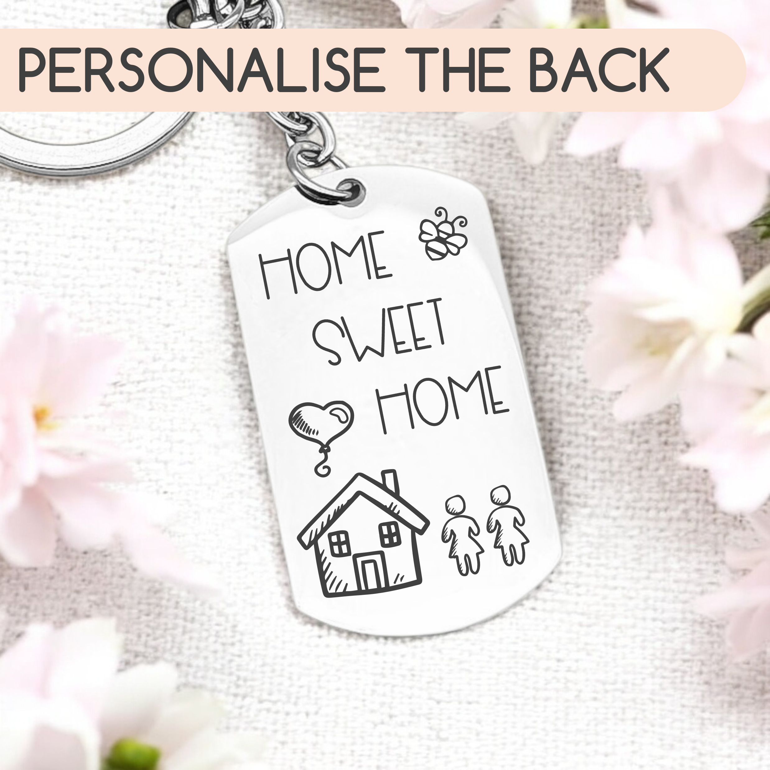 Home sweet home, LGBTQ+ Key Ring