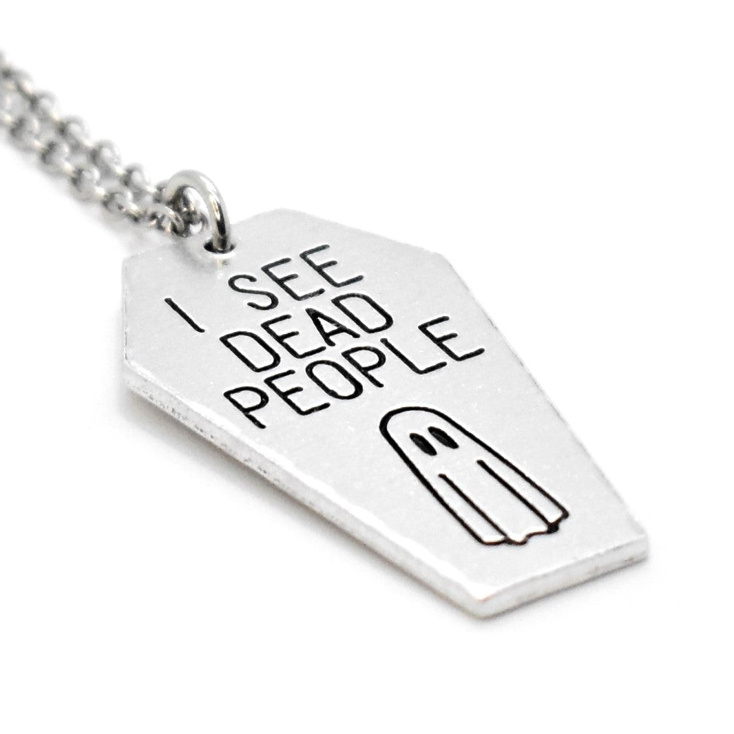 Morbid, I see Dead People, Spectre Coffin Necklace