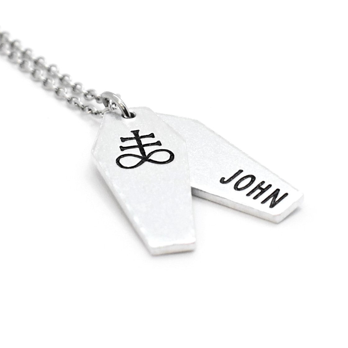 Cursed, Leviathan Cross Coffin Necklace