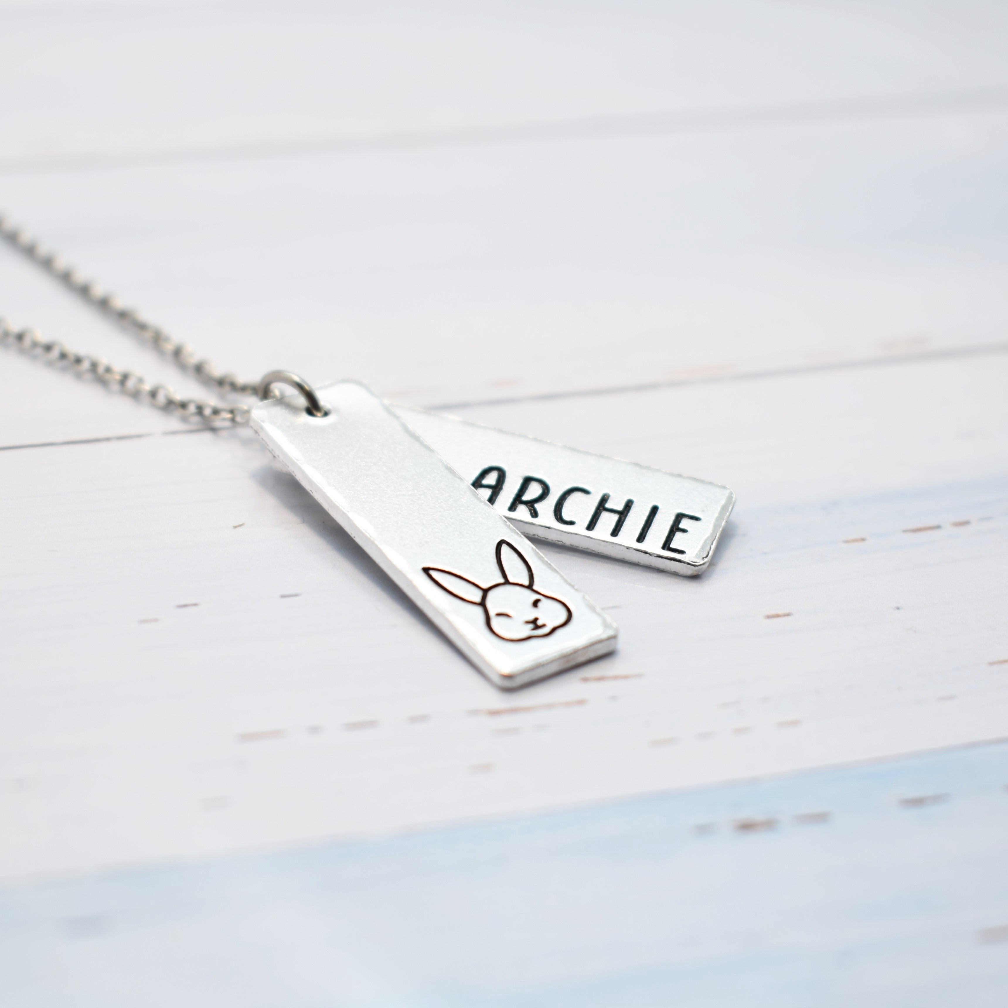 Artisan, Bunny Bun Necklace