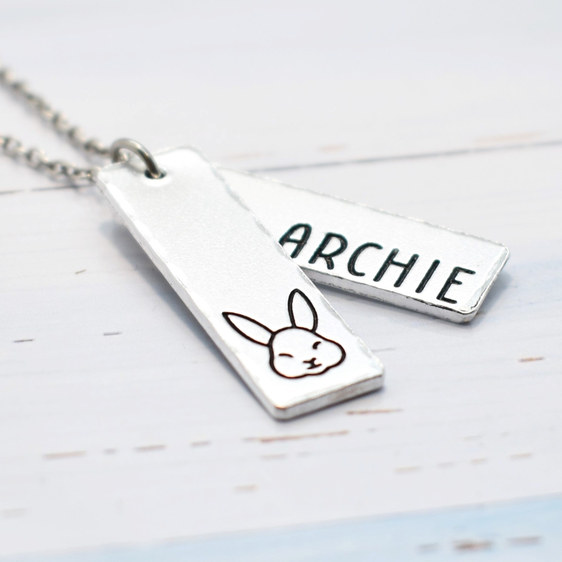 Artisan, Bunny Bun Necklace