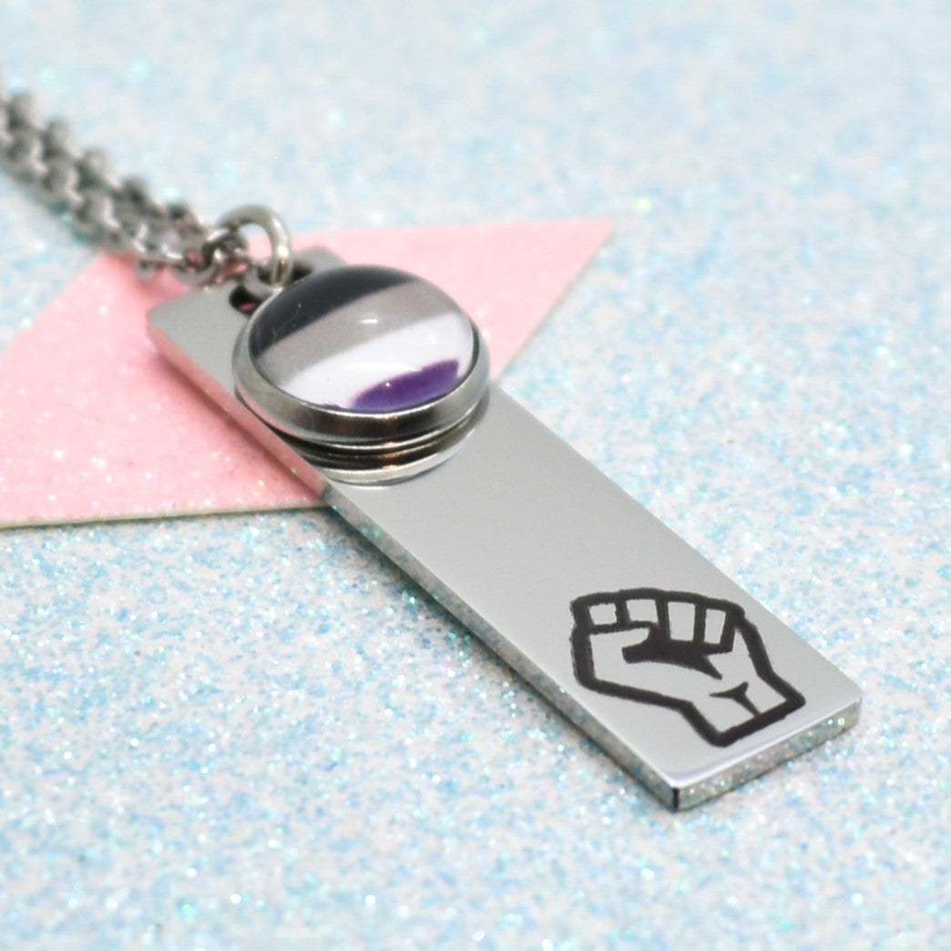 Resist Pride Necklace - Choice of pride flags