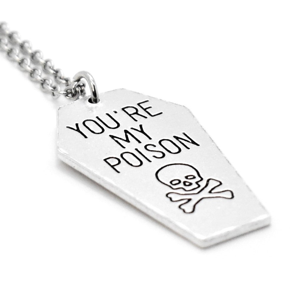 Morbid, You're My Poison, Skull and Bones, Coffin Necklace