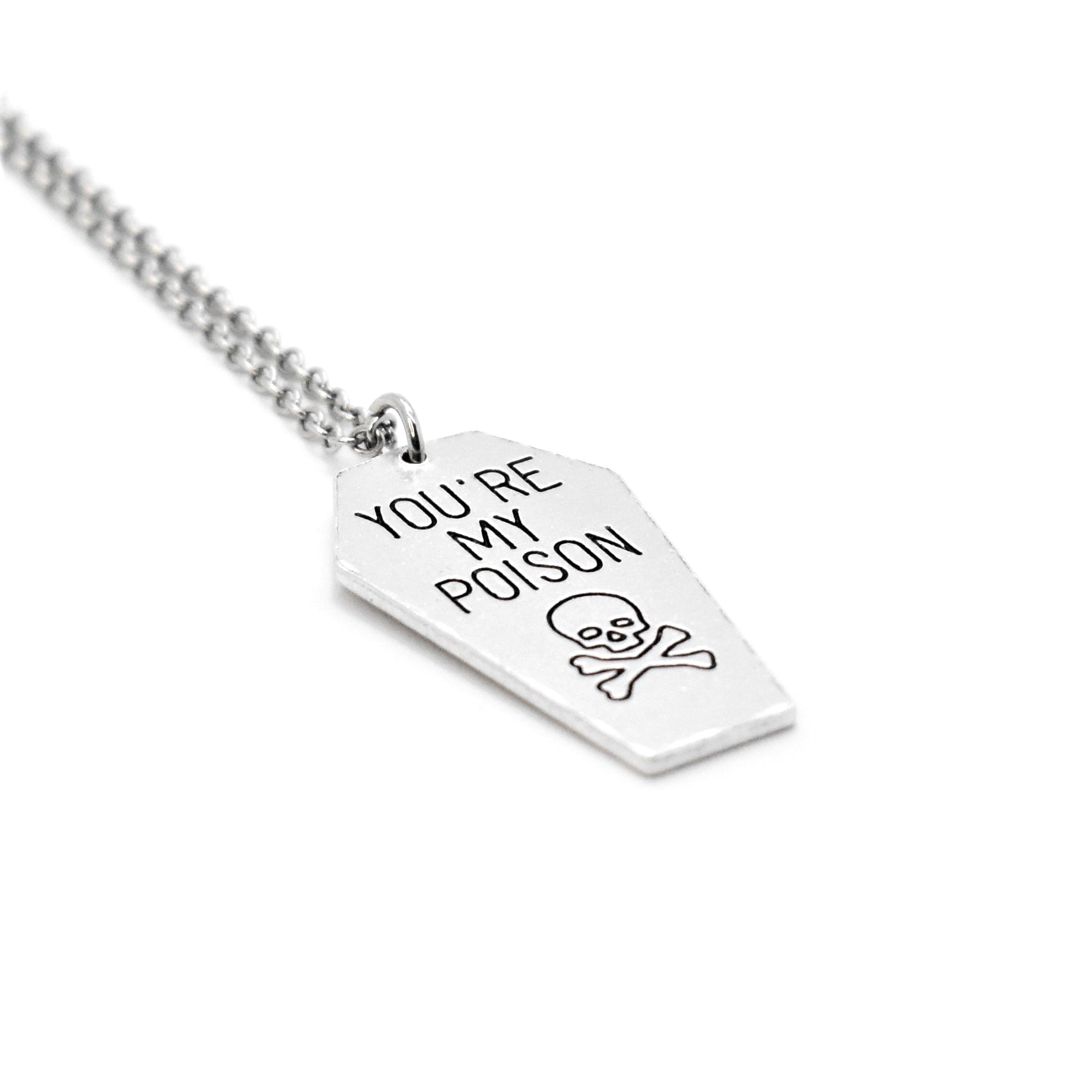 Morbid, You're My Poison, Skull and Bones, Coffin Necklace
