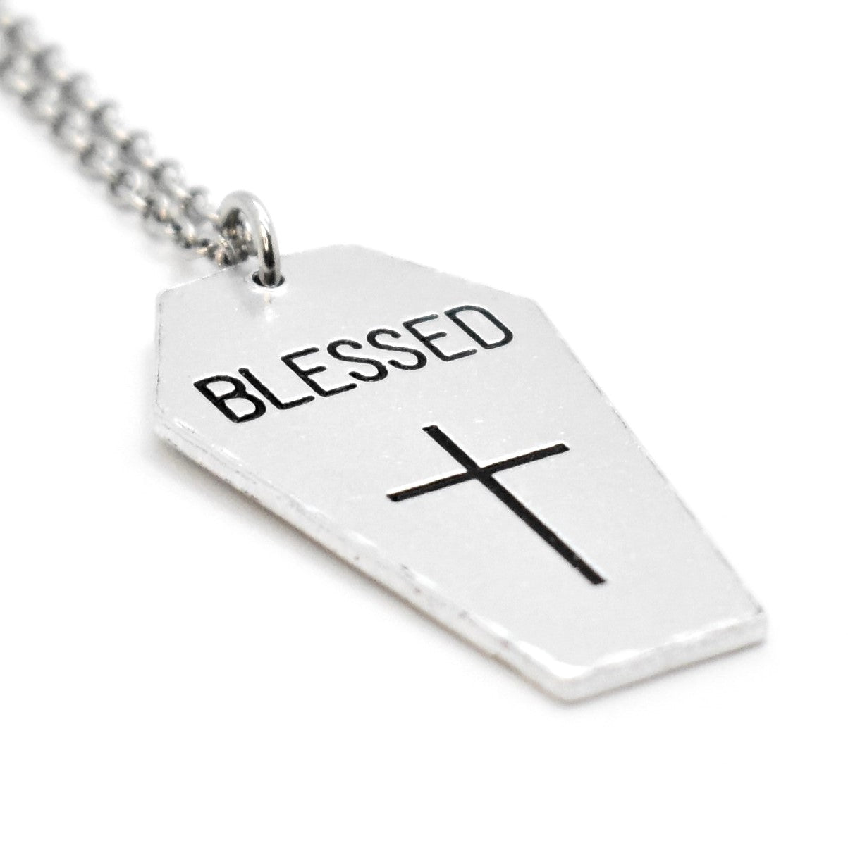 Morbid, Blessed Crucifix, Coffin Necklace