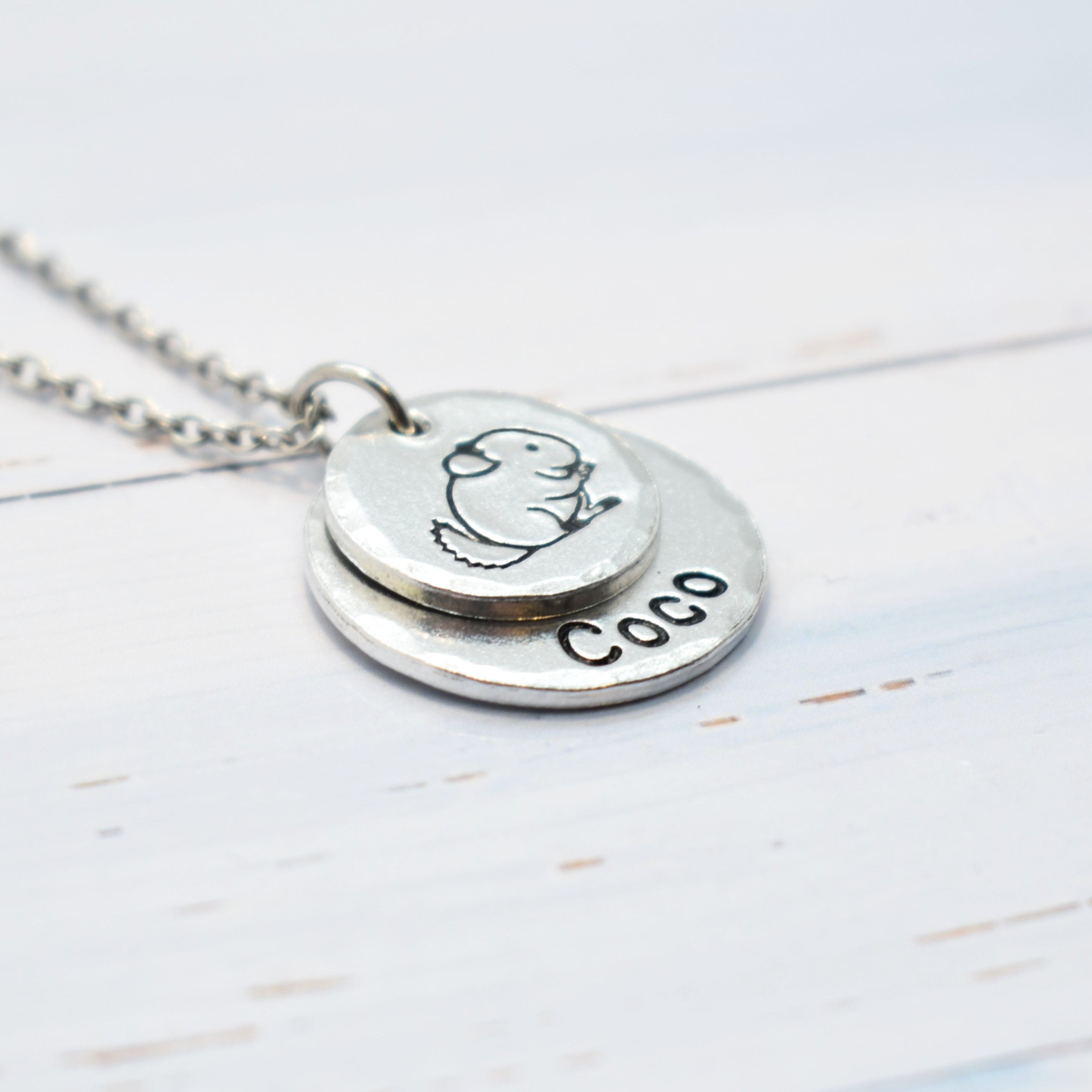 Artisan, Personalised Chinchilla Necklace