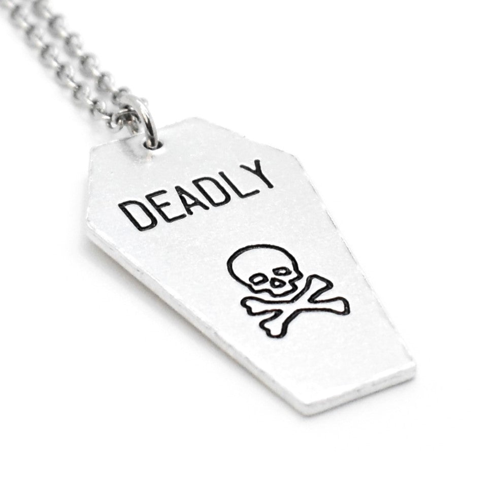 Morbid, Deadly Poison, Skull and Bones, Coffin Necklace