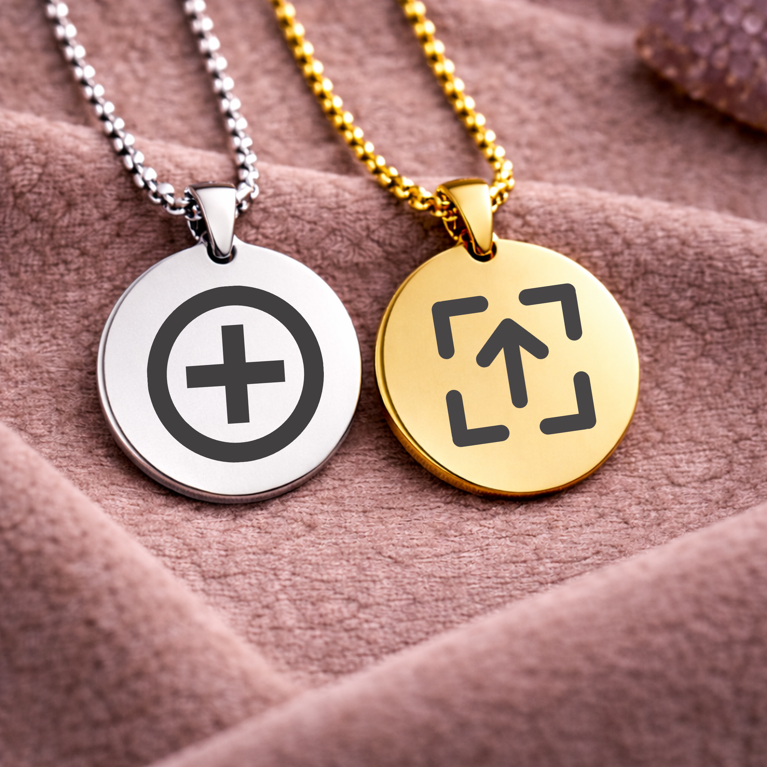 Custom Symbolic Dynamic Pendant Necklace — Single or Set (Adult 18+)