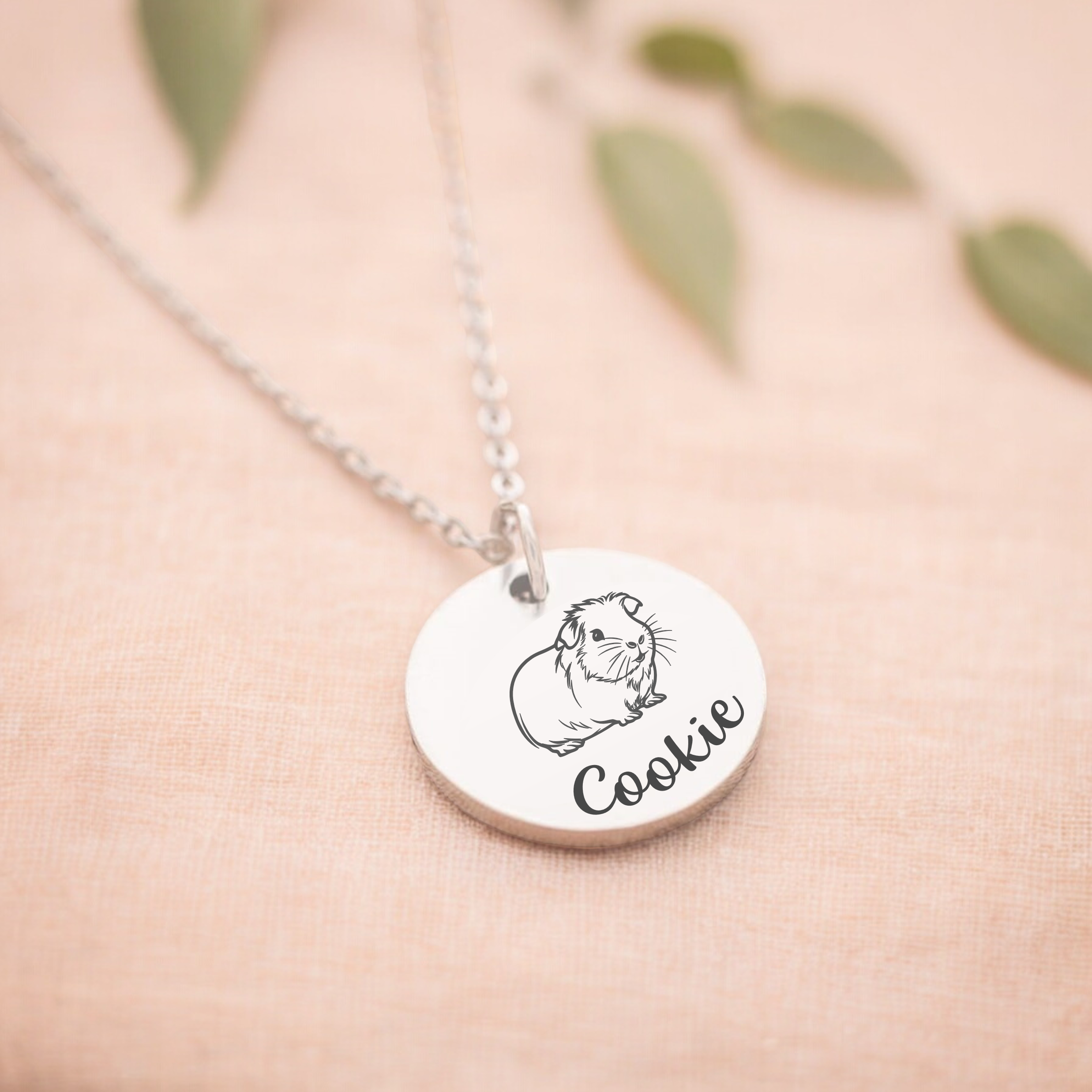 Personalised Guinea Pig Necklace