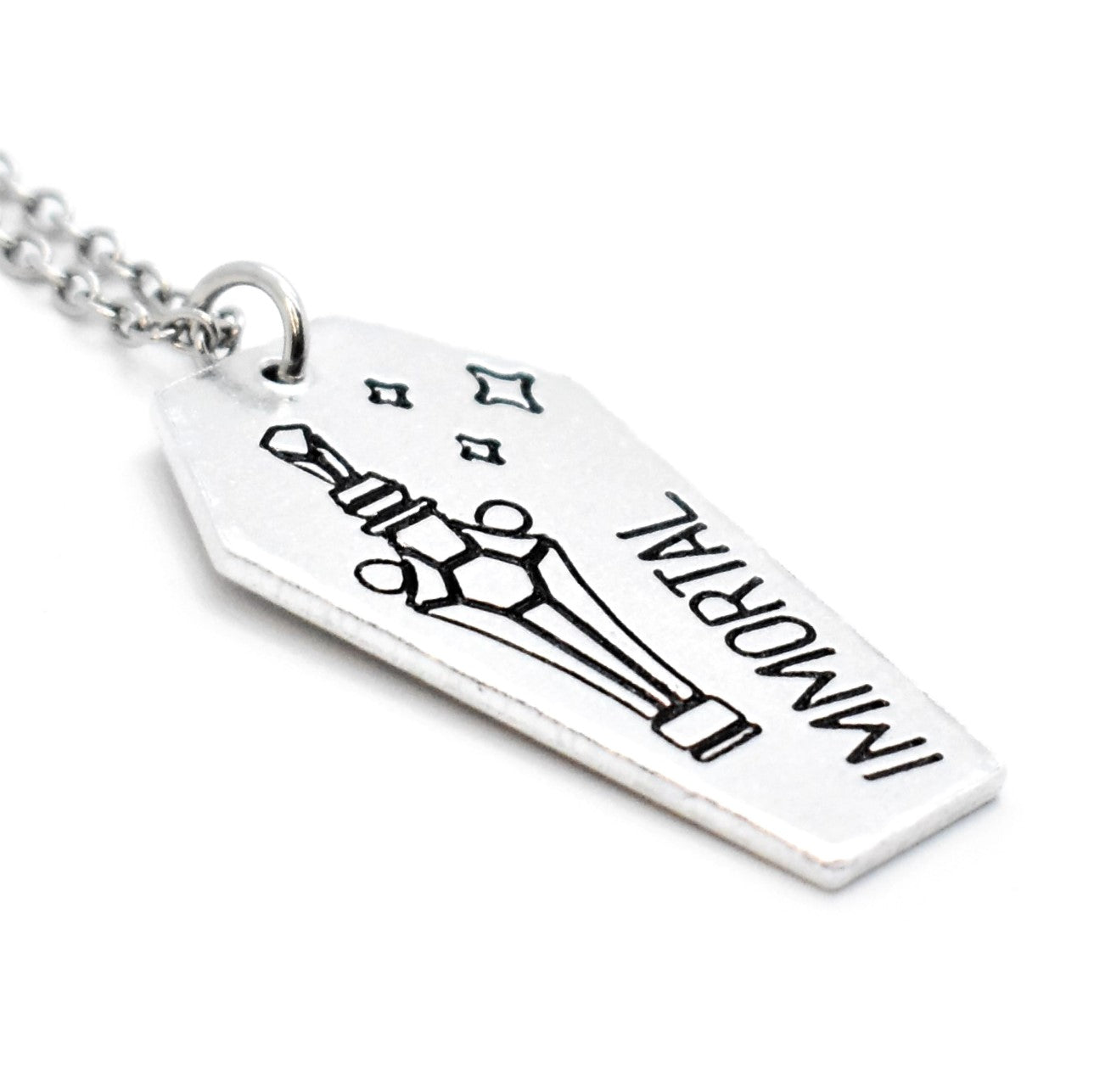 Morbid, Immortal potion, Coffin Necklace
