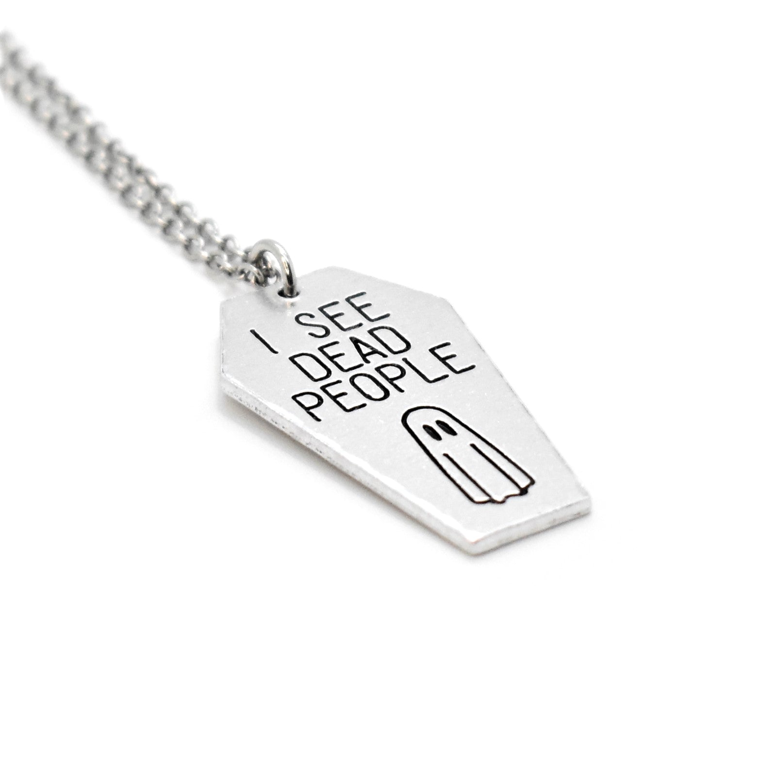 Morbid, I see Dead People, Spectre Coffin Necklace
