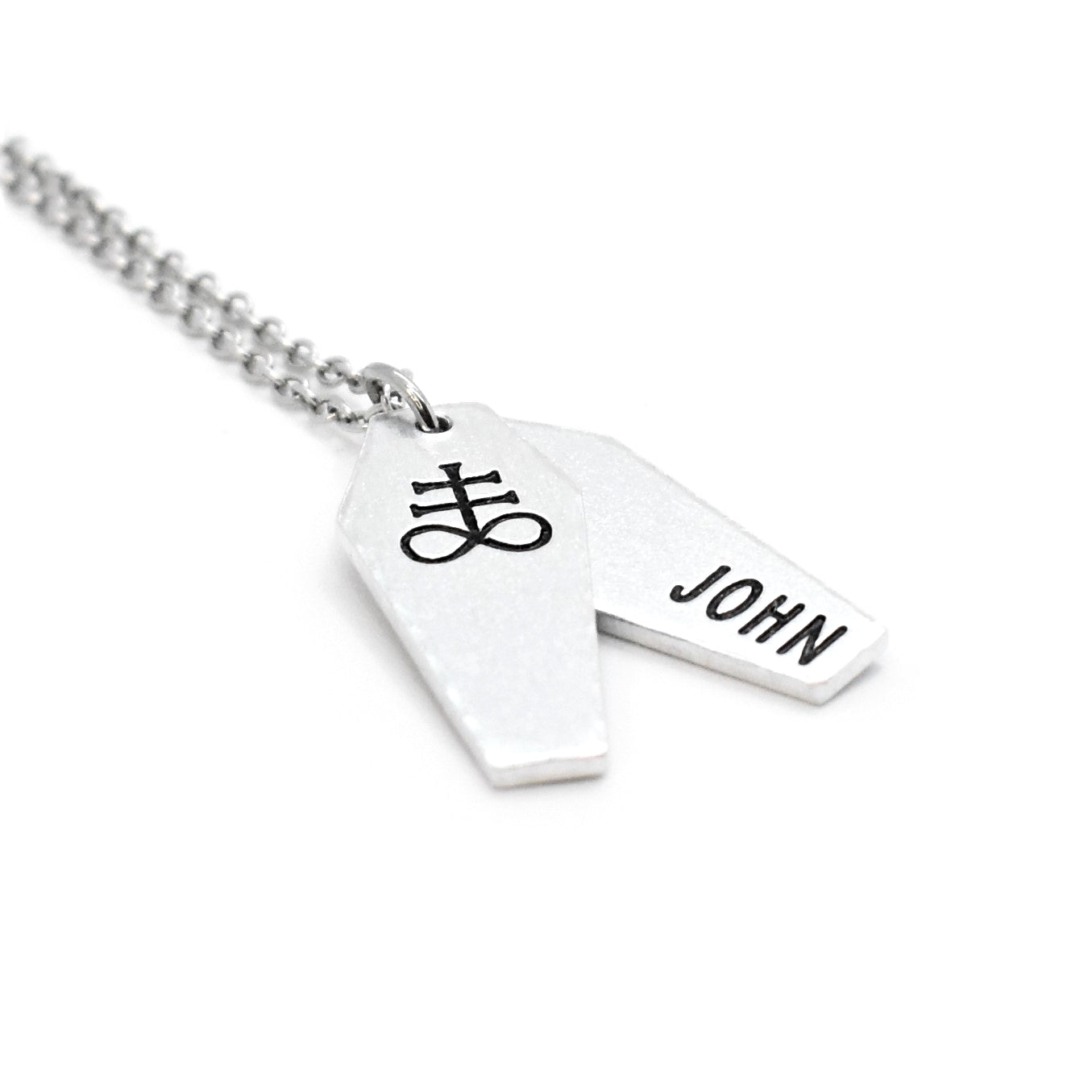 Cursed, Leviathan Cross Coffin Necklace