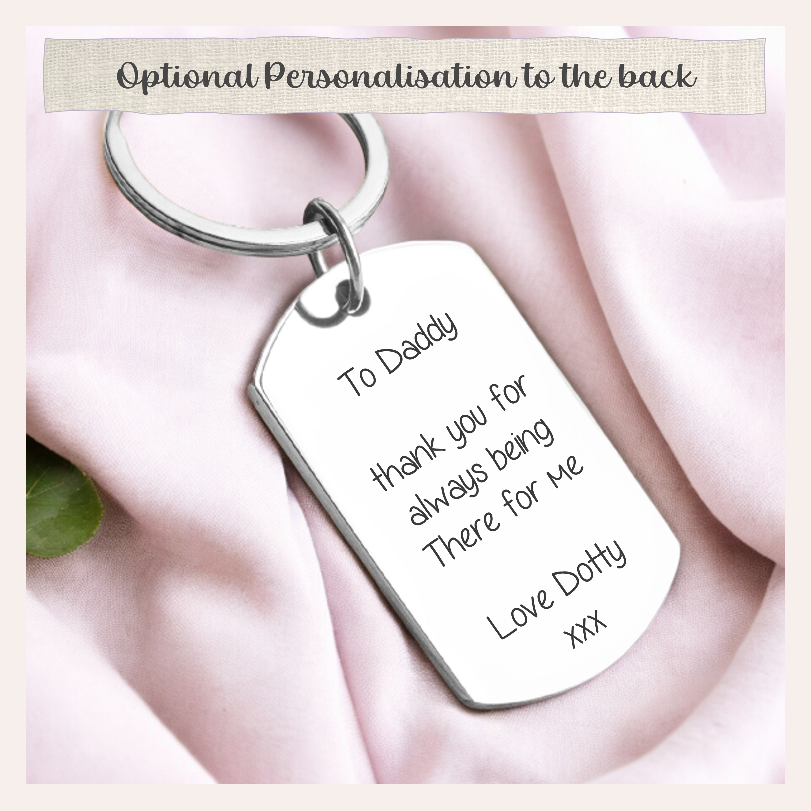 Children's, Actual Drawing, Personalised Key Ring