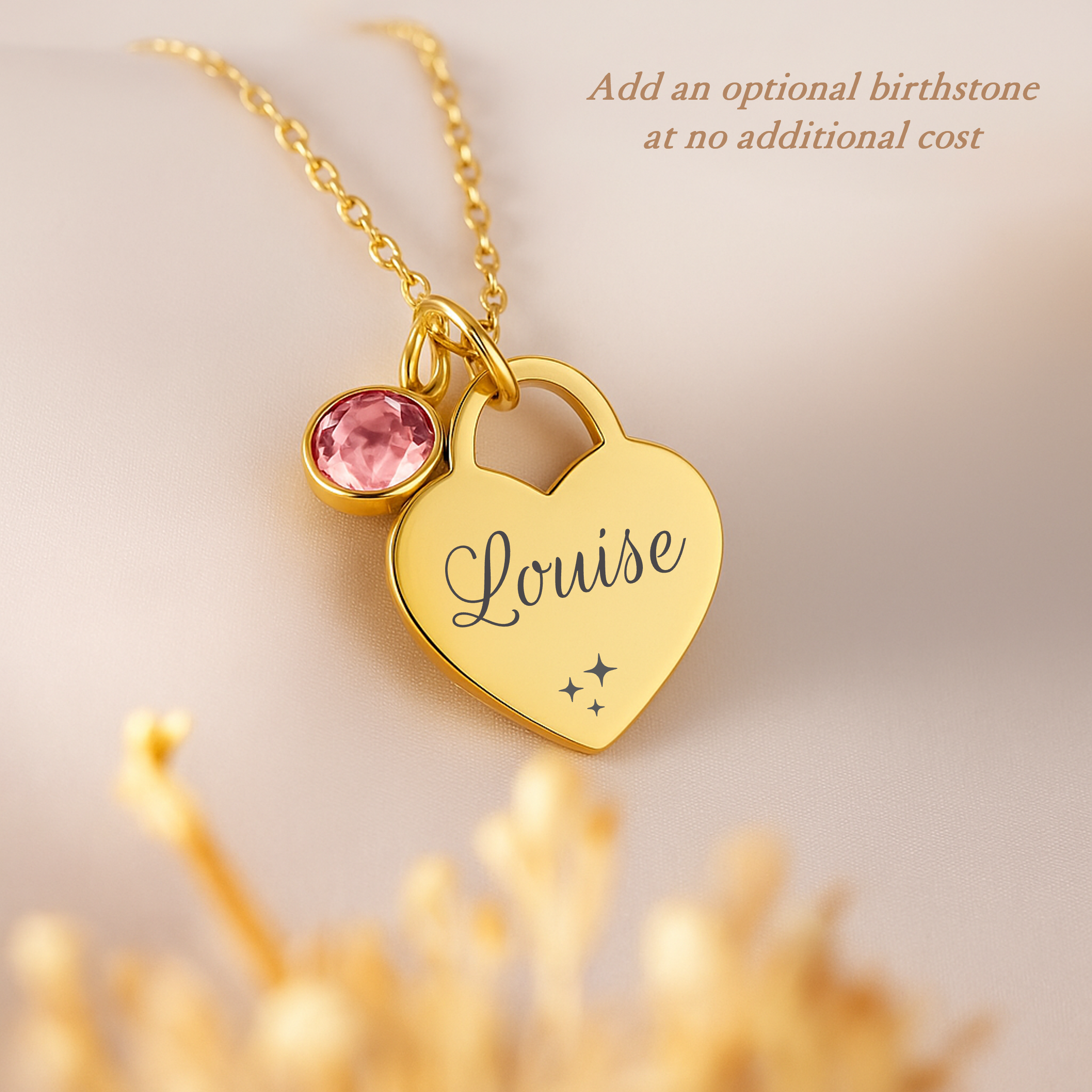 From the Heart, Personalised Birthstone Necklace