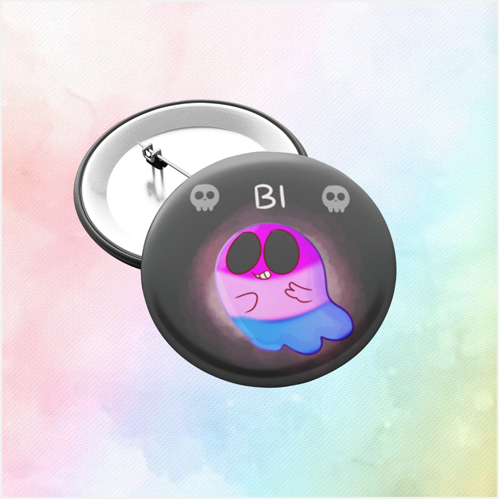Bisexual Pride, Ghost Pin Badge