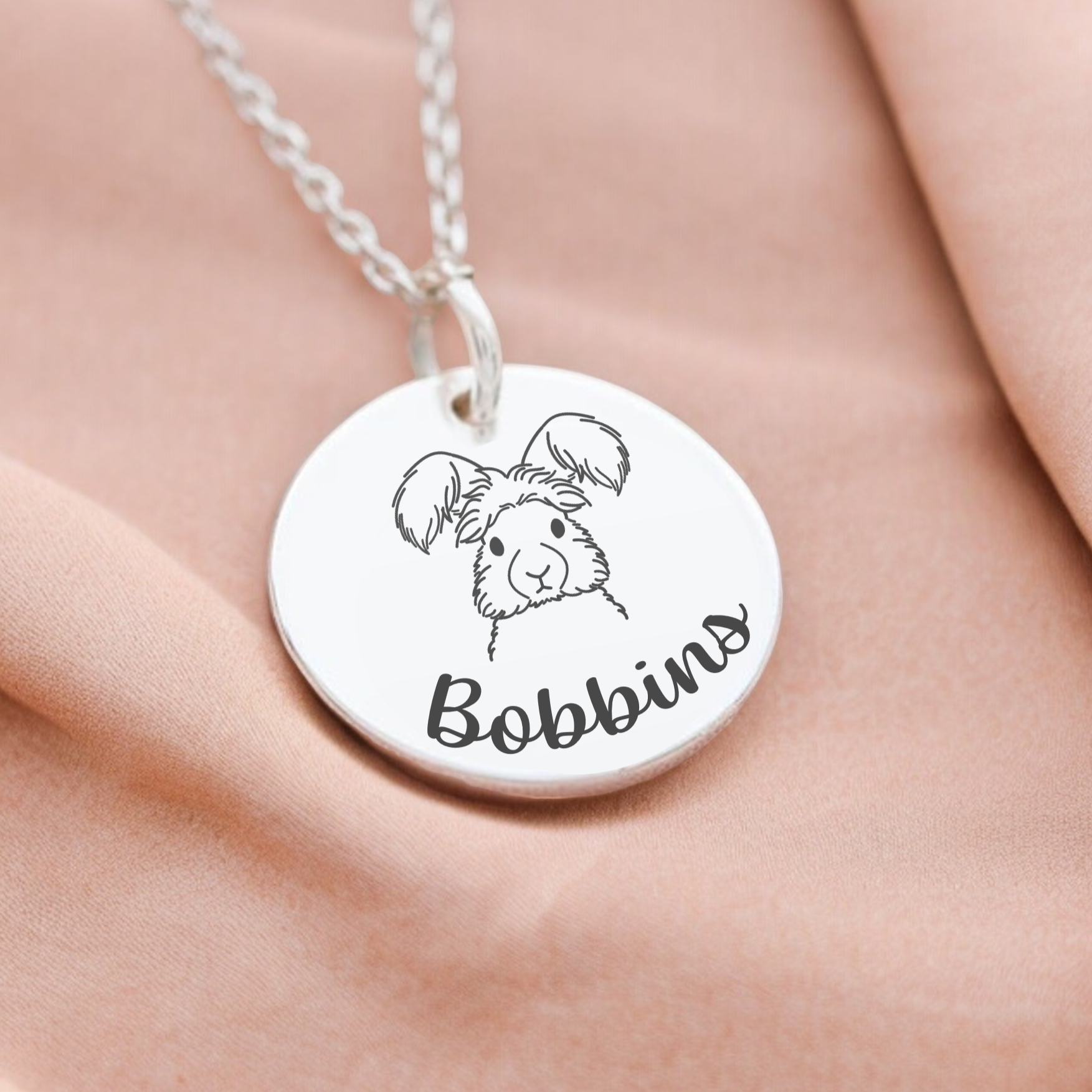 Personalised Rabbit Necklace - Different breeds available